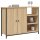 vidaXL Sideboard Sonoma-Eiche 100x33x75 cm Holzwerkstoff