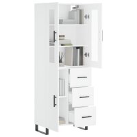 vidaXL Highboard Wei&szlig; 69,5x34x180 cm Holzwerkstoff