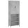 vidaXL Highboard Betongrau 69,5x34x180 cm Holzwerkstoff