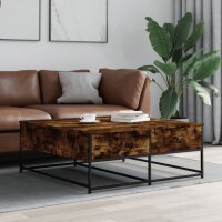 vidaXL Couchtisch Räuchereiche 100x99x40 cm...