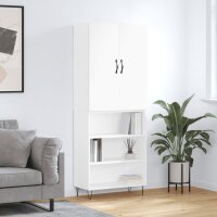 vidaXL Highboard Weiß 69,5x34x180 cm Holzwerkstoff