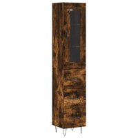 vidaXL Highboard R&auml;uchereiche 34,5x34x180 cm Holzwerkstoff