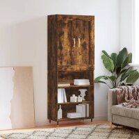 vidaXL Highboard Räuchereiche 69,5x34x180 cm...