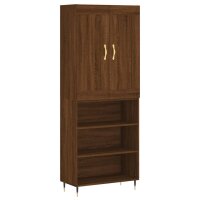 vidaXL Highboard Braun Eichen-Optik 69,5x34x180 cm...