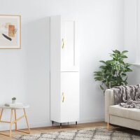 vidaXL Highboard Weiß 34,5x34x180 cm Holzwerkstoff