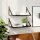 vidaXL Wandregale 2 Stk. Schwarz 60x25x25,5 cm Holzwerkstoff