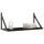 vidaXL Wandregale 2 Stk. Schwarz 60x25x25,5 cm Holzwerkstoff