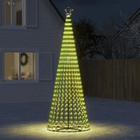 vidaXL Weihnachtsbaum Kegelform 688 LEDs Warmweiß...
