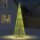 vidaXL Weihnachtsbaum Kegelform 688 LEDs Warmwei&szlig; 300 cm