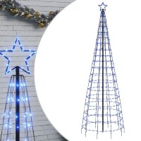 vidaXL LED-Weihnachtsbaum mit Erdspießen 570 LEDs...