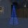 vidaXL LED-Weihnachtsbaum für Fahnenmast 200 LEDs Blau 180 cm