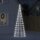 vidaXL LED-Weihnachtsbaum f&uuml;r Fahnenmast 550 LEDs Kaltwei&szlig; 300 cm