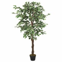 vidaXL Ficusbaum Künstlich 378 Blätter 80 cm...