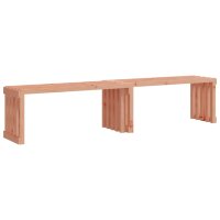 vidaXL Gartenbank Ausziehbar 212,5x40,5x45 cm Massivholz Douglasie