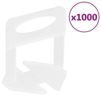 vidaXL Fliesen-Nivellierclips 1000 Stk. 2 mm