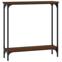 vidaXL Konsolentisch Braun Eichen-Optik 75x22,5x75 cm...