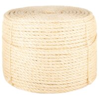 vidaXL Seil 100% Sisal 10 mm 25 m