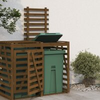 vidaXL Erweiterung für Mülltonnenbox Honigbraun...