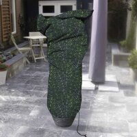 Capi Pflanzenabdeckung L 150x250 cm Schwarz und Grün Bedruckt