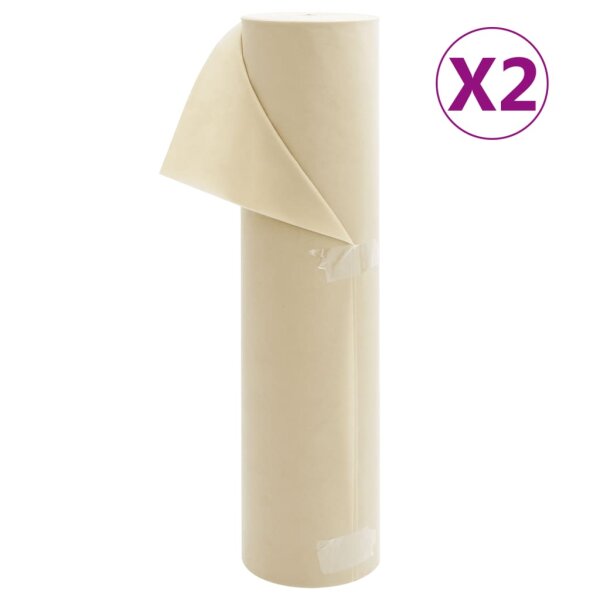 vidaXL Wintervlies 2 Rollen 70 g/m&sup2; 50x1,6 m