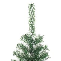 vidaXL K&uuml;nstlicher Weihnachtsbaum Beschneit Gr&uuml;n 120 cm