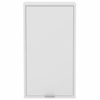 FMD Bad-Hängeschränk 36,8x17,1x67,3 cm Weiß