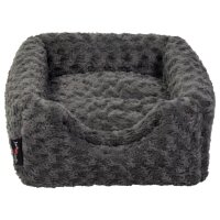 Jack and Vanilla Kuschelh&ouml;hle Softy S 40x40x39 cm Rosette Grau