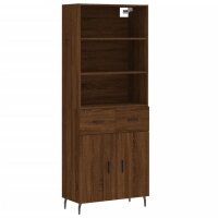 vidaXL Highboard Braun Eichen-Optik 69,5x34x180 cm...