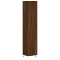 vidaXL Highboard Braun Eichen-Optik 34,5x34x180 cm...