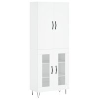 vidaXL Highboard Weiß 69,5x34x180 cm Holzwerkstoff