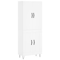 vidaXL Highboard Weiß 69,5x34x180 cm Holzwerkstoff