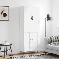 vidaXL Highboard Weiß 69,5x34x180 cm Holzwerkstoff