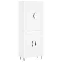 vidaXL Highboard Weiß 69,5x34x180 cm Holzwerkstoff