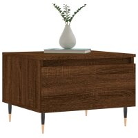 vidaXL Couchtische 2 Stk. Braun Eichen-Optik 50x46x35 cm Holzwerkstoff