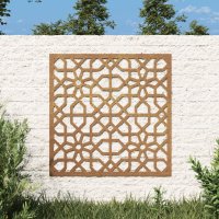 vidaXL Garten-Wanddeko 55x55 cm Cortenstahl Maurisches...