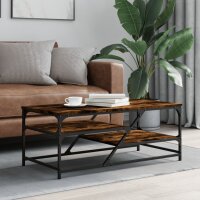 vidaXL Couchtisch R&auml;uchereiche 100x49x40 cm Holzwerkstoff