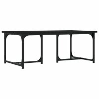 vidaXL Couchtisch Schwarz 90x50x35 cm Holzwerkstoff