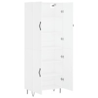 vidaXL Highboard Wei&szlig; 69,5x34x180 cm Holzwerkstoff