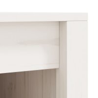 vidaXL Outdoor-K&uuml;chenschrank Wei&szlig; 106x55x92 cm Massivholz Kiefer