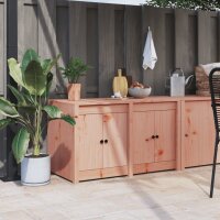 vidaXL Outdoor-Küchenschrank 106x55x64 cm Massivholz Douglasie