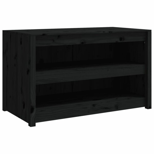 vidaXL Outdoor-K&uuml;chenschrank Schwarz 106x55x64 cm Massivholz Kiefer