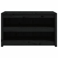 vidaXL Outdoor-K&uuml;chenschrank Schwarz 106x55x64 cm Massivholz Kiefer