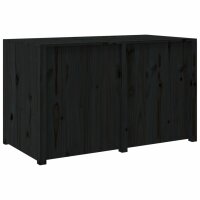 vidaXL Outdoor-K&uuml;chenschrank Schwarz 106x55x64 cm Massivholz Kiefer