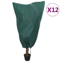 vidaXL Wintervlies mit Kordelzug 12 Stk. 70 g/m²...