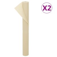 vidaXL Wintervlies 2 Rollen 70 g/m² 10x1,6 m