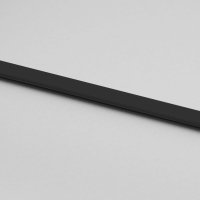 vidaXL Schiebetür Schwarz 76x205 cm Hartglas und Aluminium