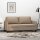 vidaXL 2-Sitzer-Sofa Cappuccino-Braun 140 cm Kunstleder