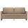 vidaXL 2-Sitzer-Sofa Cappuccino-Braun 140 cm Kunstleder