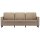 vidaXL 3-Sitzer-Sofa Cappuccino-Braun 180 cm Kunstleder