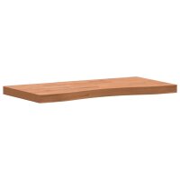 vidaXL Schreibtischplatte 80x(36-40)x4 cm Massivholz Buche